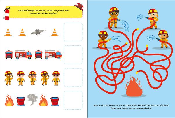 Produktbild: Meine Feuerwehr-Welt - R&auml;tselspa&szlig; mit Stickern