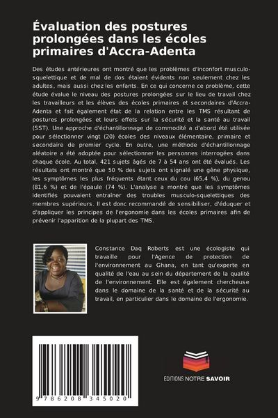 Produktbild: &Eacute;valuation des postures prolong&eacute;es dans les &eacute;coles primaires d'Accra-Adenta