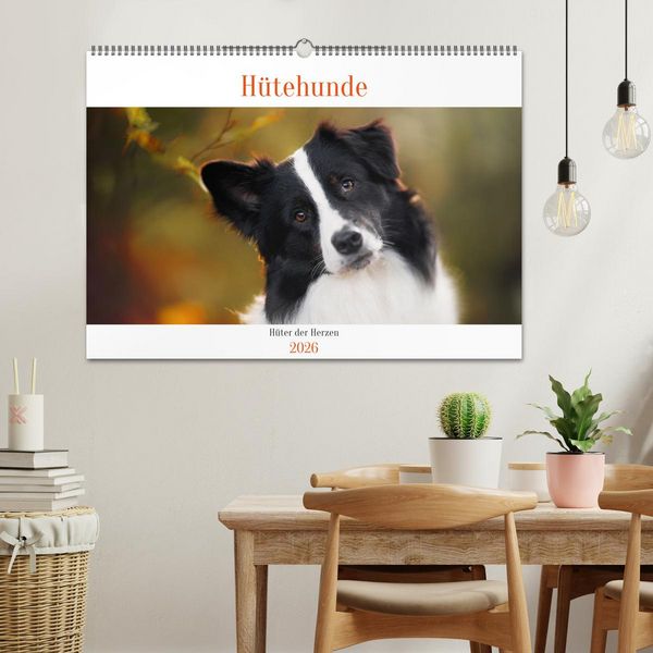 Produktbild: H&uuml;tehunde - H&uuml;ter der Herzen (Wandkalender 2026 DIN A2 quer), CALVENDO Monatskalender