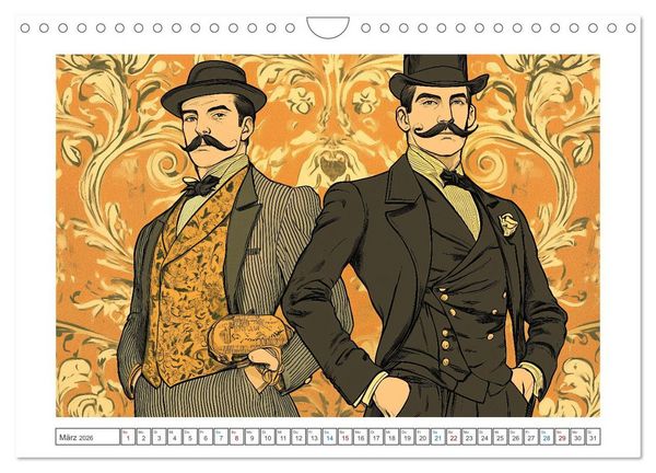 Produktbild: Im Stil des Art Nouveau (Wandkalender 2026 DIN A4 quer), CALVENDO Monatskalender