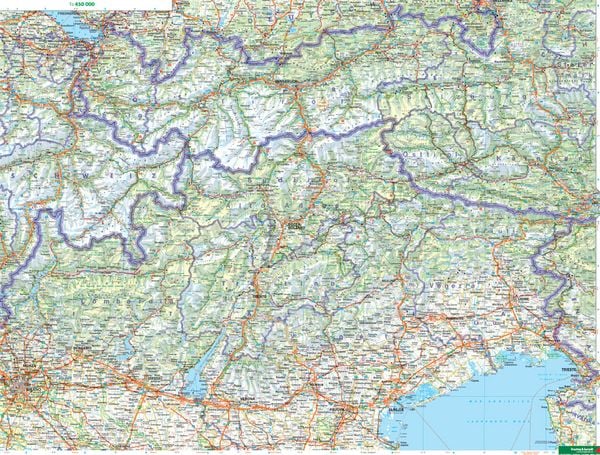 Produktbild: Tirol - Dolomiten - Gardasee Panorama 1 : 450 000