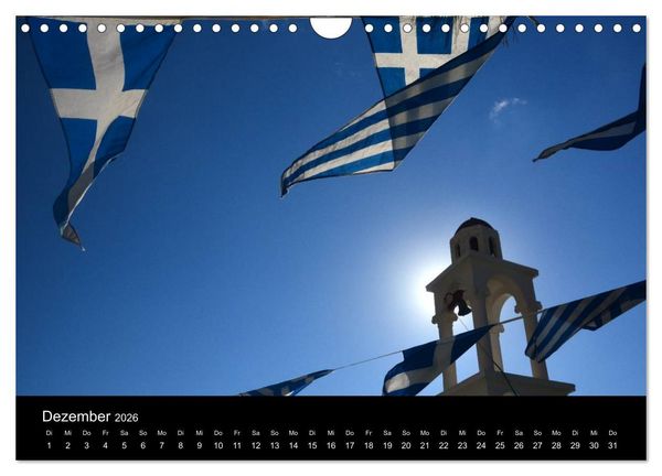Produktbild: Dodekanes - Impressionen aus Kos, Kalymnos und Nisyros (Wandkalender 2026 DIN A4 quer), CALVENDO Monatskalender