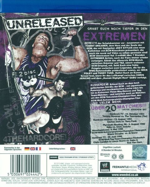Produktbild: ECW Unreleased Vol. 2 [2 BRs]