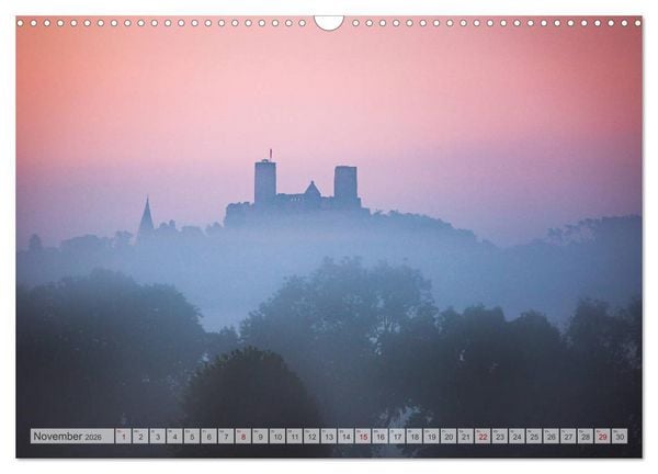 Produktbild: Mittelhessens Burgen und Schl&ouml;sser (Wandkalender 2026 DIN A3 quer), CALVENDO Monatskalender
