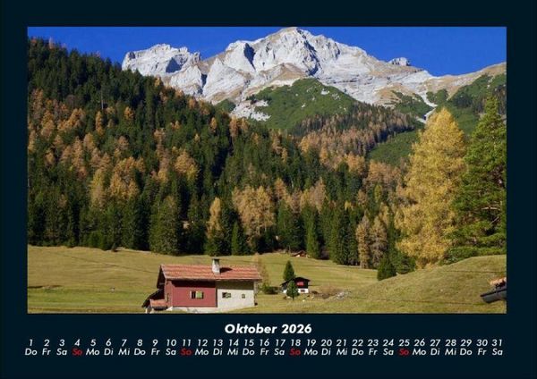 Produktbild: Berge 2026 Fotokalender DIN A4