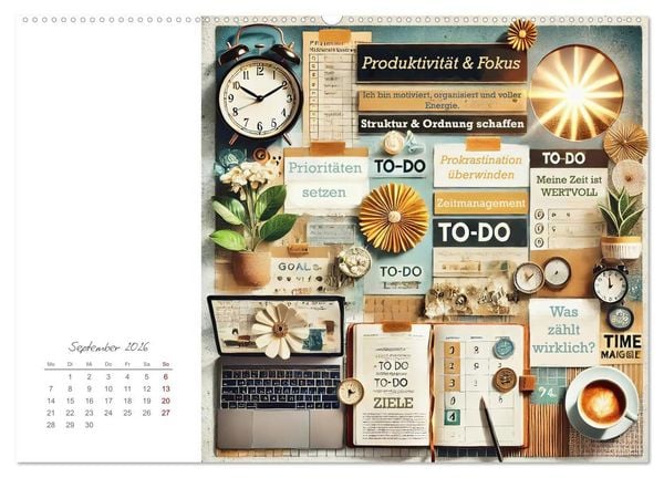 Produktbild: Soulful Days - Dein Selfcare-Kalender (Wandkalender 2026 DIN A2 quer), CALVENDO Monatskalender