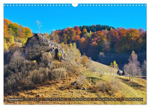 Produktbild: Fundatura Ponorului - Auf dem Via Transilvanica durch die Karpaten (Wandkalender 2027 DIN A3 quer), CALVENDO Monatskalender