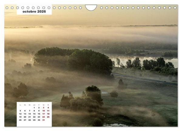 Produktbild: D&eacute;couverte de la Loire vue du ciel (Calendrier mural 2026 DIN A4 vertical), CALVENDO calendrier mensuel