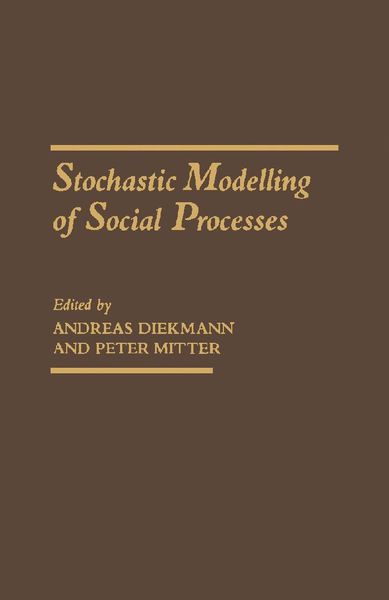 Produktbild: Stochastic Modelling of Social Processes