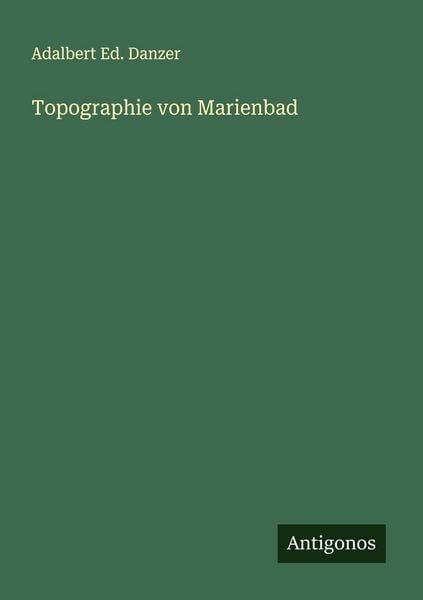 Produktbild: Topographie von Marienbad