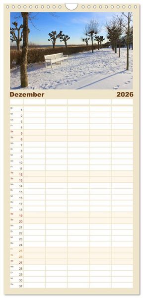 Produktbild: Familienplaner 2026 - Die Seeb&auml;der 2026 mit 5 Spalten (Wandkalender, 21 x 45 cm) CALVENDO