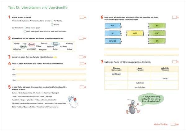 Produktbild: Fit f&uuml;r Deutsch 3. Klasse. Mein Testheft