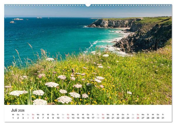 Produktbild: Bretonische Impressionen (hochwertiger Premium Wandkalender 2026 DIN A2 quer), Kunstdruck in Hochglanz
