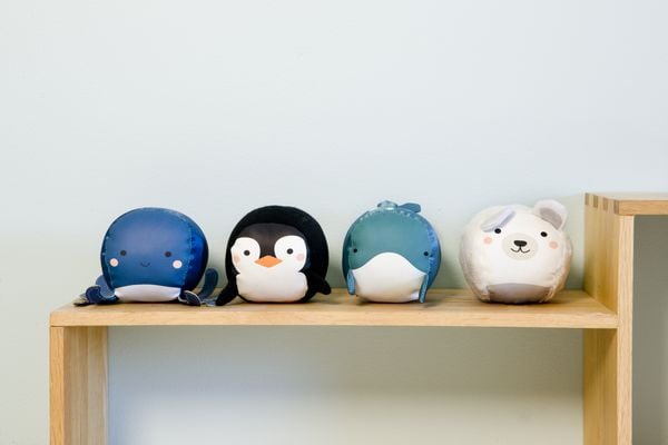 Produktbild: Dooballs - Set of 4 plush balls - Ozean