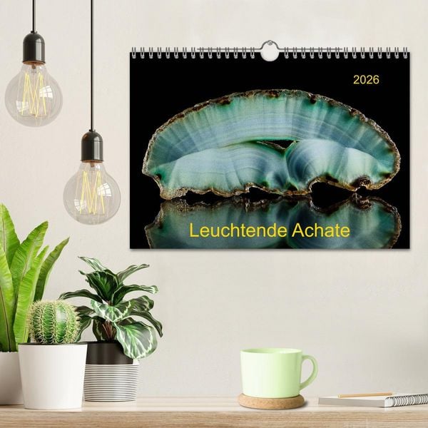 Produktbild: Leuchtende Achate (Wandkalender 2026 DIN A4 quer), CALVENDO Monatskalender