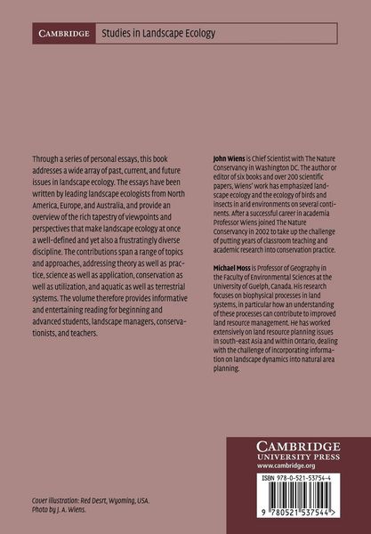 Produktbild: Issues and Perspectives in Landscape Ecology