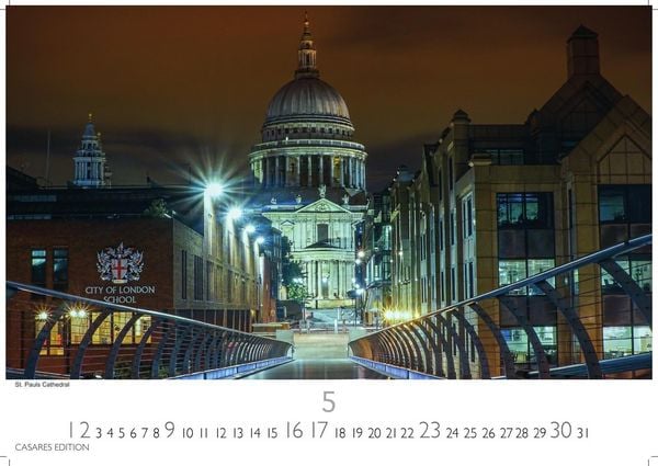 Produktbild: London Kalender 2027 &ndash; Wandkalender | Fotokalender England 35x50cm Grosses Format - Hochwertiger . mit Ansichten von Londons ikonischen Sehensw&uuml;rdigkeiten
