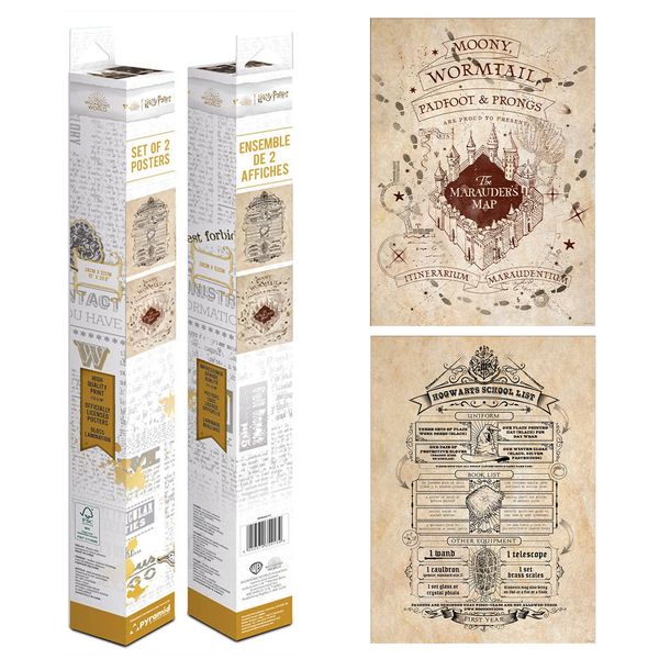 HP POSTER Set (Map and School List)