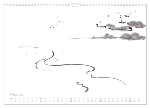 Produktbild: Simply Black and White/ Einfach Schwarz und Weiss - Kunst (Wandkalender 2026 DIN A3 quer), CALVENDO Monatskalender