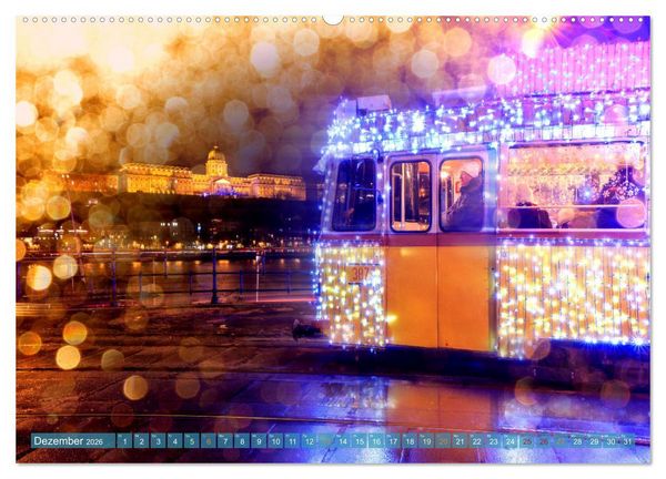 Produktbild: Romantisches Budapest - Ungarns sch&ouml;ne Hauptstadt an der Donau (hochwertiger Premium Wandkalender 2026 DIN A2 quer), Kunstdruck in Hochglanz