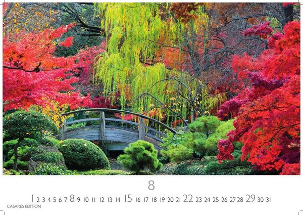 Produktbild: Gartenparadiese Kalender 2027 &ndash; Der Kalender f&uuml;r alle, die G&auml;rten lieben - Wandkalender | Gartenkalender | Fotokalender Naturkalender 50x35cm