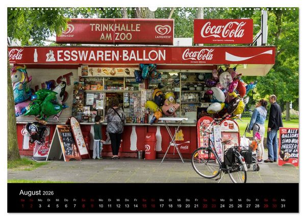 Produktbild: K&ouml;lsche Veedelskultur. B&uuml;dchen, Kioske und Trinkhallen. (Wandkalender 2026 DIN A2 quer), CALVENDO Monatskalender