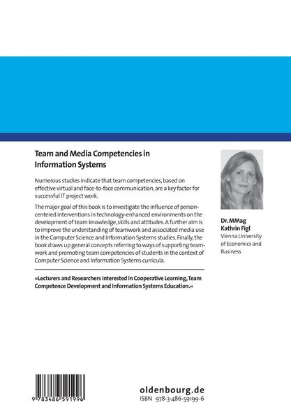 Produktbild: Team and Media Competencies in Information Systems
