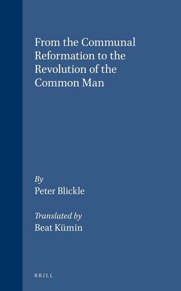 Produktbild: From the Communal Reformation to the Revolution of the Common Man