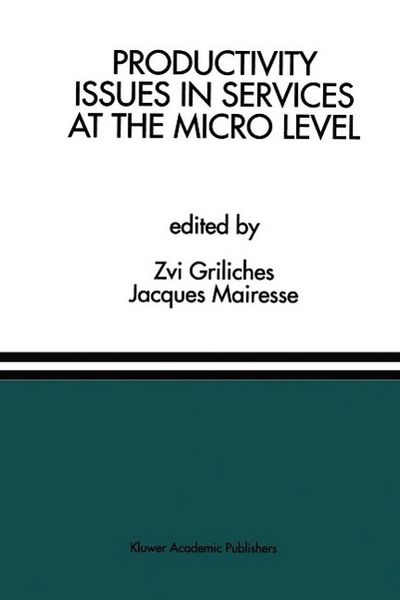 Produktbild: Productivity Issues in Services at the Micro Level