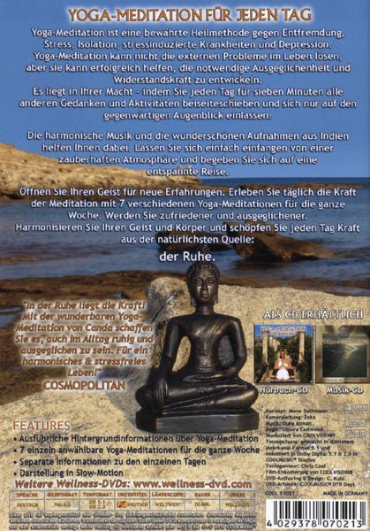 Produktbild: Yoga-Meditationen f&uuml;r jeden Tag - T&auml;glich mehr Ruhe und Kraft