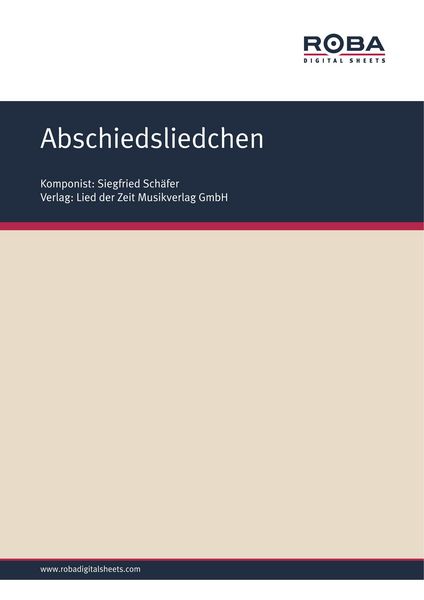 Produktbild: Abschiedsliedchen