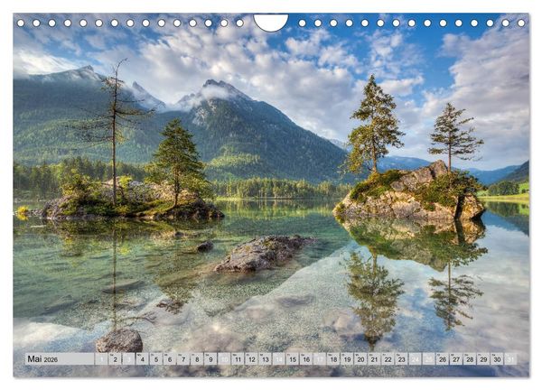 Produktbild: Wundersch&ouml;nes Bayern (Wandkalender 2026 DIN A4 quer), CALVENDO Monatskalender