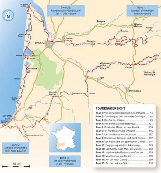 Produktbild: Mit dem Wohnmobil nach S&uuml;dwest-Frankreich