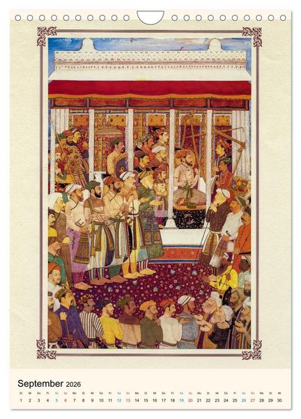 Produktbild: Indische Miniaturen (Wandkalender 2026 DIN A4 hoch), CALVENDO Monatskalender