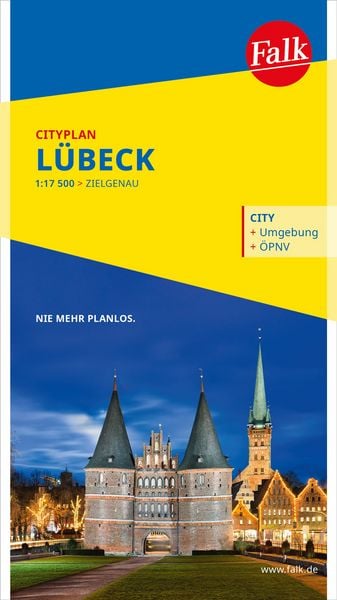 Produktbild: Falk Cityplan L&uuml;beck 1:17.500