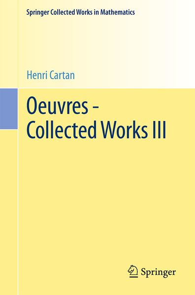 Produktbild: Oeuvres - Collected Works III