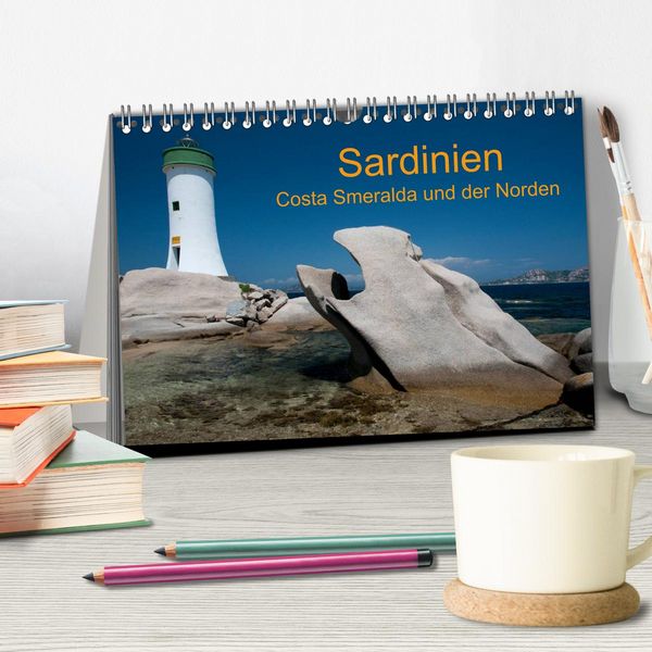 Produktbild: Sardinien Costa Smeralda und der Norden (Tischkalender 2026 DIN A5 quer), CALVENDO Monatskalender