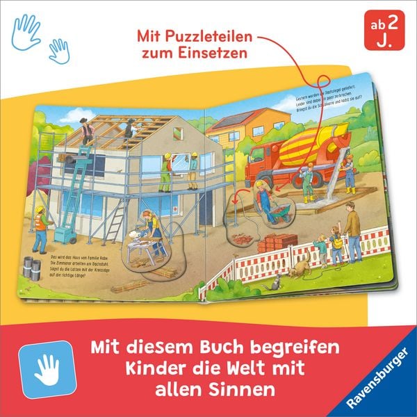 Produktbild: Mein gro&szlig;es Puzzle-Spielbuch - Baustelle