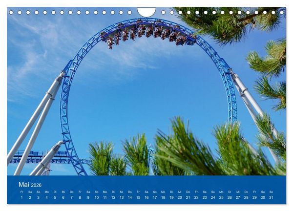Produktbild: Abenteuer Achterbahn (Wandkalender 2026 DIN A4 quer), CALVENDO Monatskalender