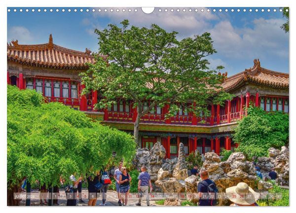 Produktbild: Palais et jardins imp&eacute;riaux &agrave; P&eacute;kin (Calendrier mural 2026 DIN A3 vertical), CALVENDO calendrier mensuel