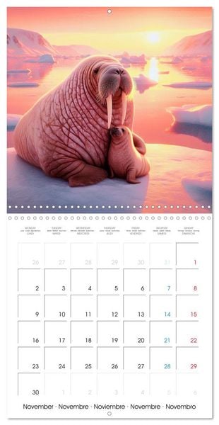 Produktbild: Animals of Arctic (Wall Calendar 2026 12 &times; 12 Inch) CALVENDO 12 Month Wall Calendar