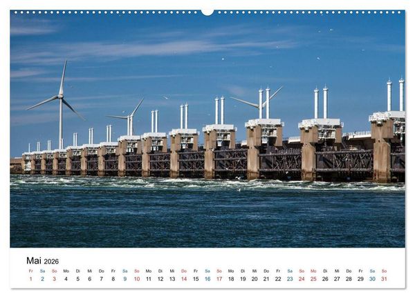 Produktbild: Seeland - Impressionen aus dem S&uuml;dwesten der Niederlande (hochwertiger Premium Wandkalender 2026 DIN A2 quer), Kunstdruck in Hochglanz