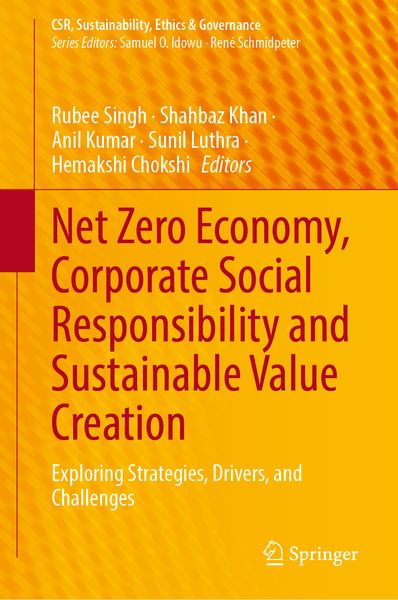 Produktbild: Net Zero Economy, Corporate Social Responsibility and Sustainable Value Creation