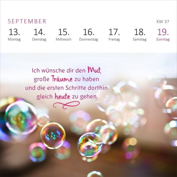 Produktbild: Mini-Wochenkalender Ich w&uuml;nsch dir was 2027
