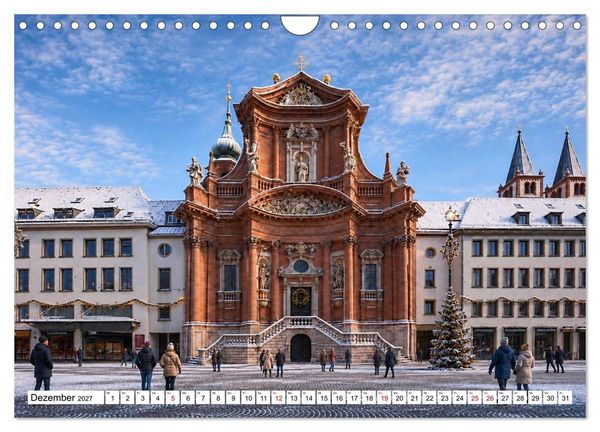 Produktbild: W&uuml;rzburg Idylle am Main (Wandkalender 2027 DIN A4 quer), CALVENDO Monatskalender
