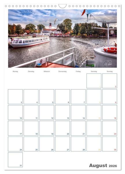 Produktbild: Am Steinhuder Meer / Planer (Wandkalender 2026 DIN A3 hoch), CALVENDO Monatskalender