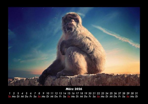 Produktbild: Welt der Tiere 2026 Fotokalender DIN A3