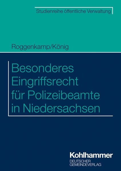 Produktbild: Besonderes Eingriffsrecht f&uuml;r Polizeibeamte in Niedersachsen