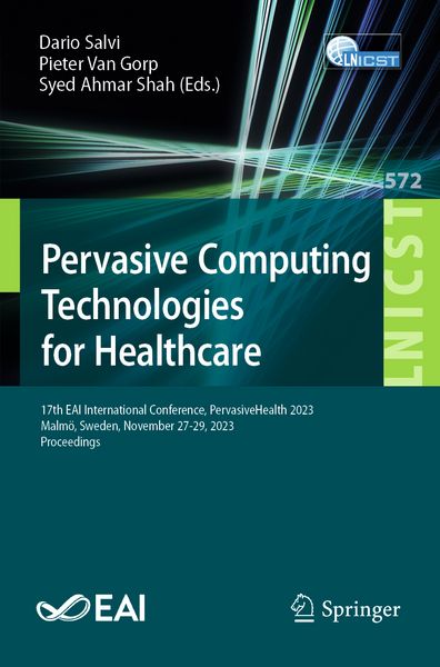 Produktbild: Pervasive Computing Technologies for Healthcare