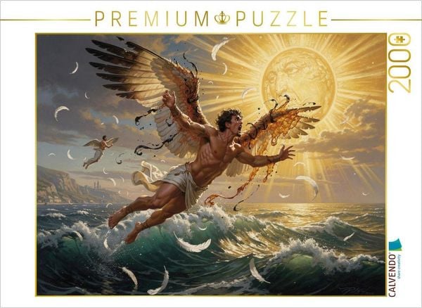 CALVENDO Puzzle Daedalus und Ikarus | 2000 Teile Lege-Größe 90x67cm Foto-Puzzle für glückliche Stunden